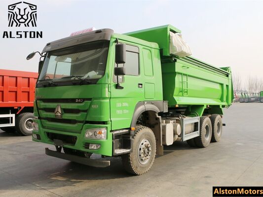 Nuevo camión volquete ecológico Sinotruk Howo 6x4 de 340HP en venta en Kenia | Precio de volquete con lona eléctrica