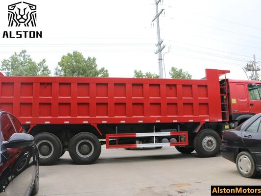 Nuevo HOWO 8x4 camión de descarga 380HP a la venta en Nigeria    8.2m camión de carga pesada