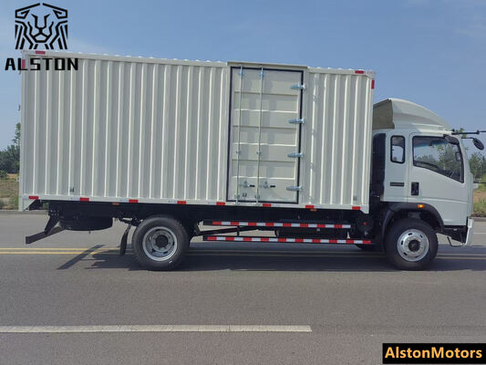 Nuevo camión de caja de carga Sinotruk HOWO 116HP 4x2 Precio Nigeria